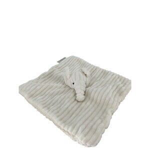 Mon Lapin Elephant Lovey Security Blanket Plush Off White Stuffed Animal